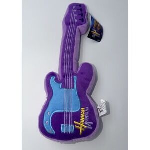 Disney Hannah Montana Guitar Plush Purple Sega Prize Miley Cyrus